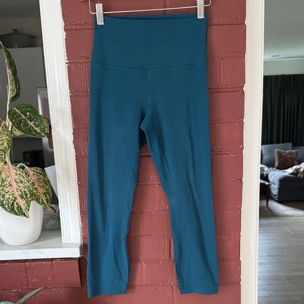 lululemon Align High-Rise Crop 21” Leggings Teal
